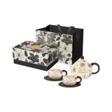 Chunshan Collection, Round Bead 1 Teapot with 2 Cups and 2 Saucers, Gift Box Set