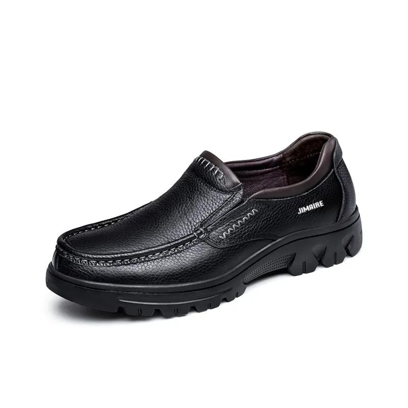 King Jinmai Leather Shoes Casual Shoes Men's-1