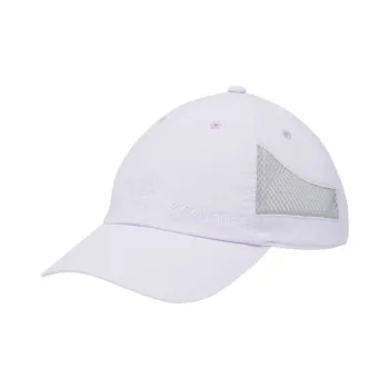 Columbia Textured Nylon Poplin Baseball Caps Unisex White