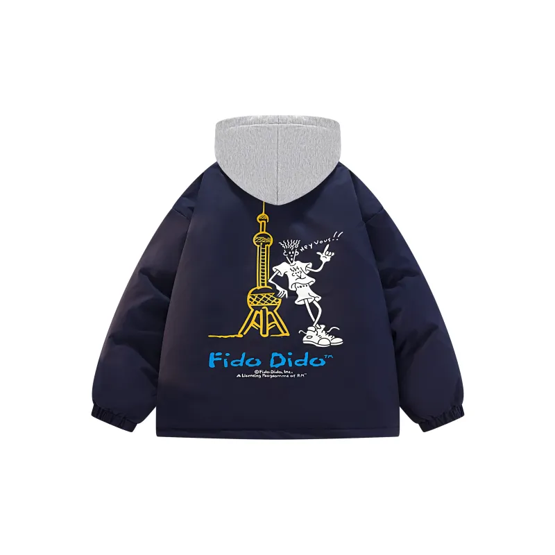 FIDO DIDO Puffer Jackets Unisex-10