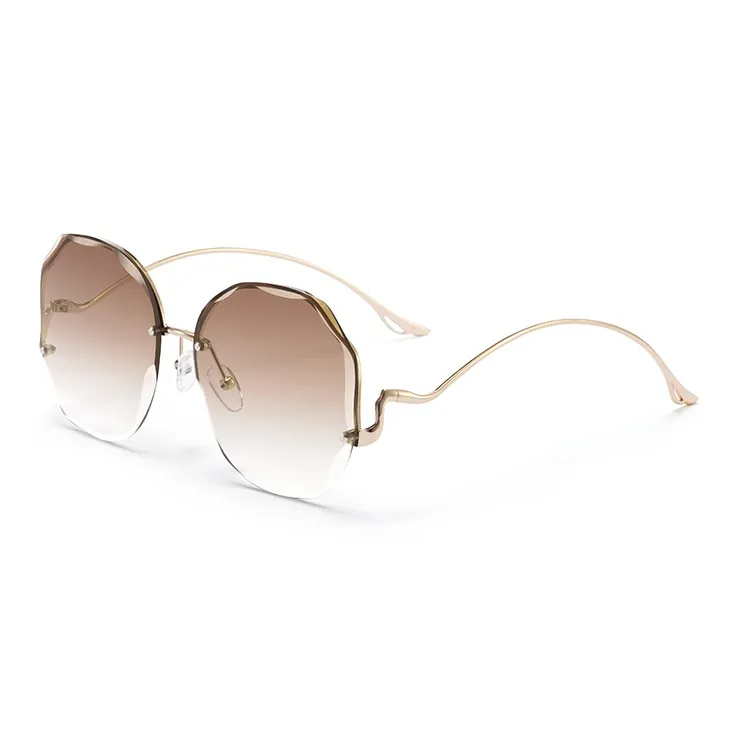 LASHION Alloy Irregular Shape Sunglasses Women's-3