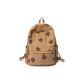 MASTER CANVAS Fabric Backpack Student Backpack Regular Women's Brown