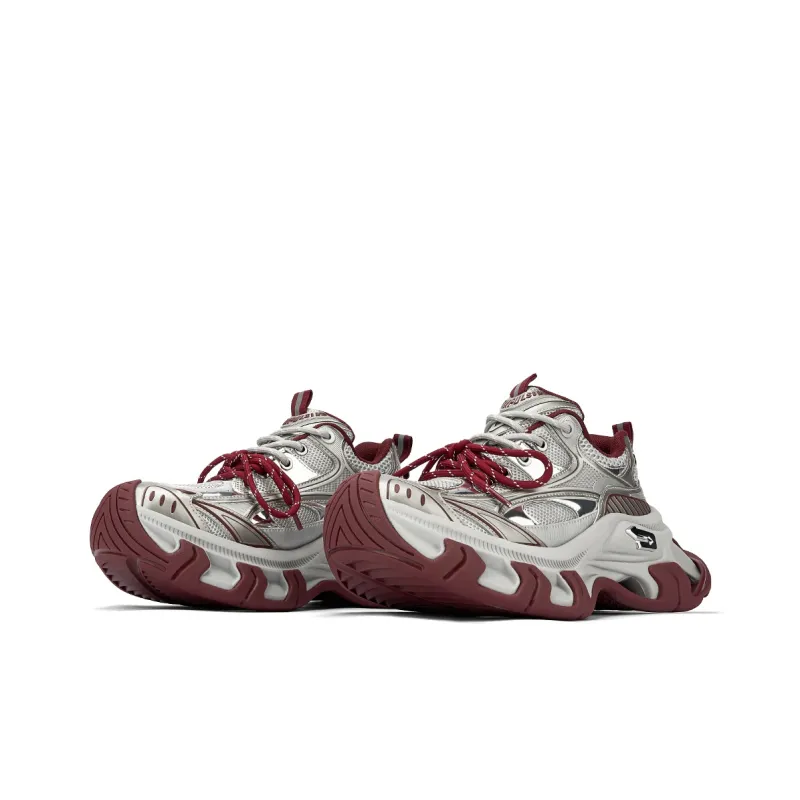 NEXT IMPULSIVE Babylon Series Low Top Chunky Sneakers Unisex Ancora Red-4