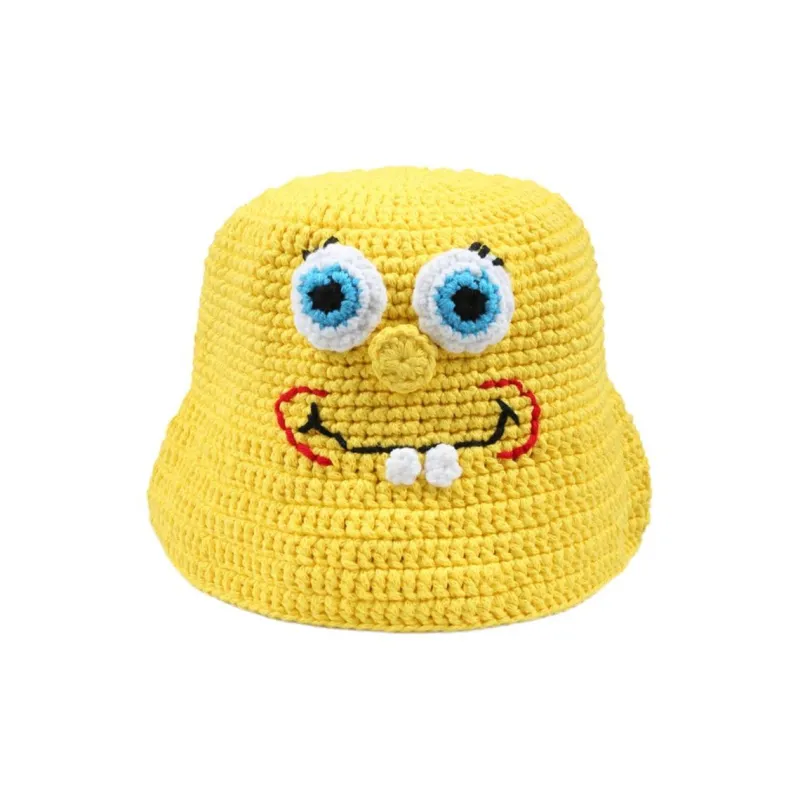 Stella McCartney Organic Cotton Bucket Hats Kids' Yellow-0