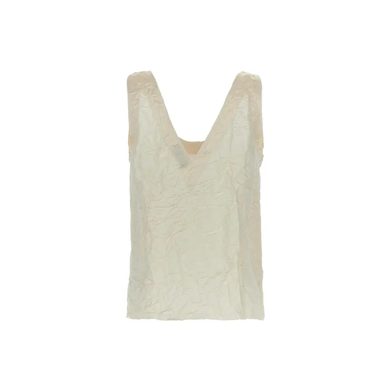 Lanvin Splitted Sleeveless Tank Top-1