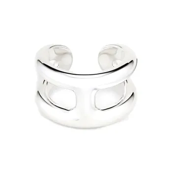 HERMES 925 Sterling Silver Rings Men's Silver