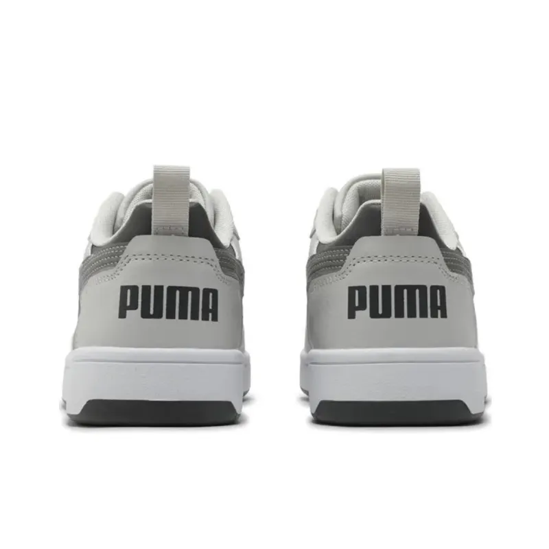 PUMA Rebound V6 Anti Slip Wear Resistant Low Top Skateboard Shoes Unisex Gray-2