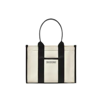 Balenciaga Canvas Tote Canvas Bag Handbag Women's Beige