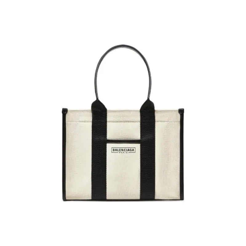 Balenciaga Canvas Tote Canvas Bag Handbag Women's Beige-0