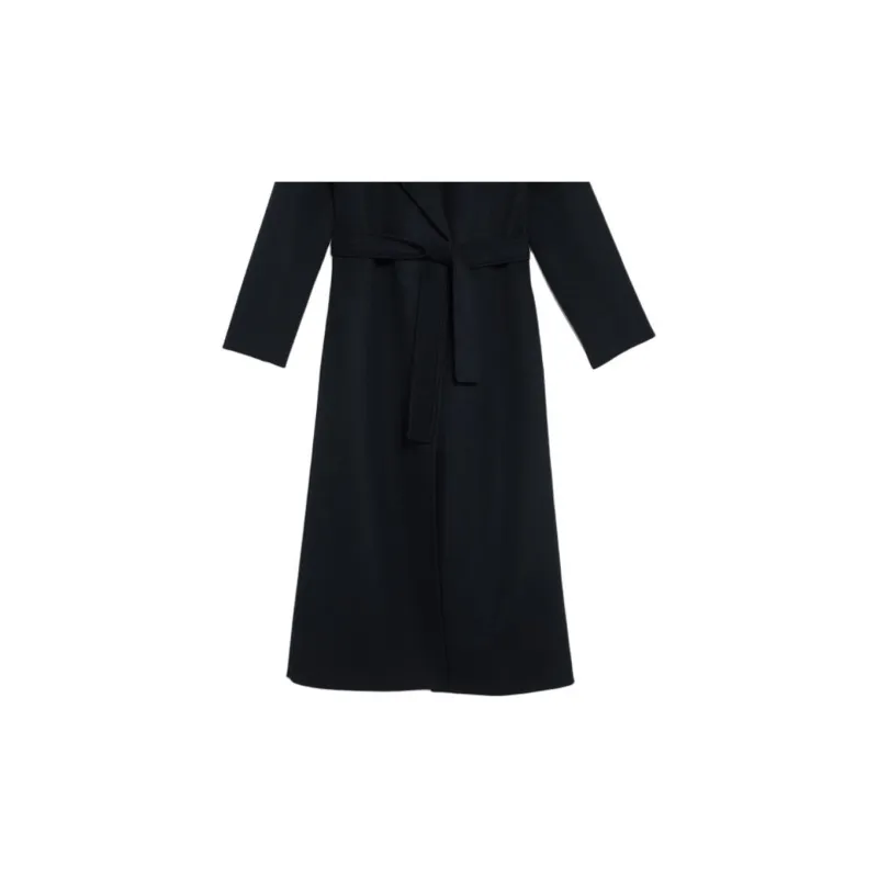 'S MAX MARA Poldo Collection Wool Coat With Belt Coat Women's Black-2