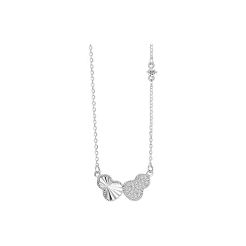 Heart Grass 999 Fine Silver Necklaces Women's
