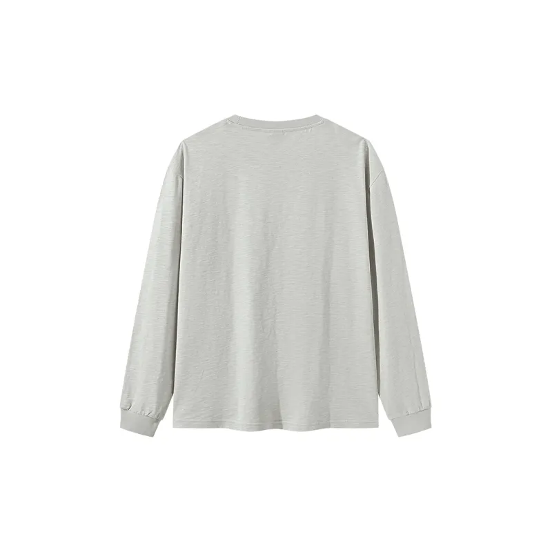 GXG Long Sleeved T Shirt Men's Light Gray-1