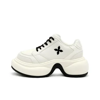 SMFK Low Top Casual Shoes Women's Milk White