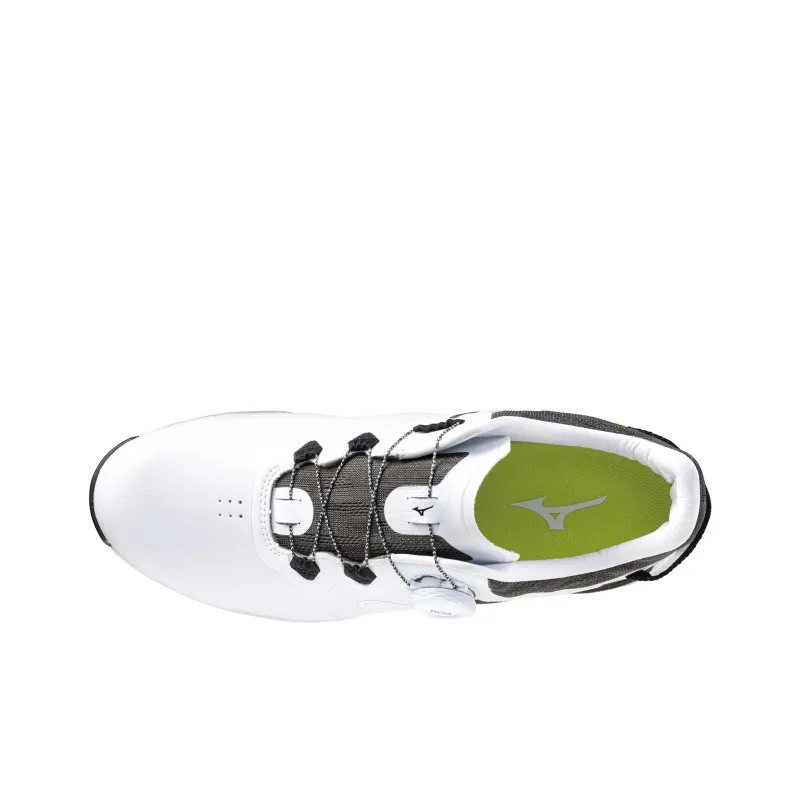 Mizuno Cushioning Wear Resistant Low Top Golf Shoes Men's White-1