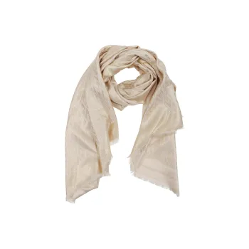 Valentino Toute La V Fringed Stole