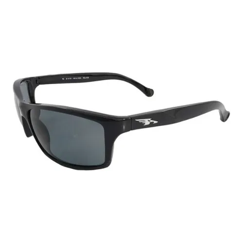 AOC Plastic Irregular Shape Sunglasses Men's Black