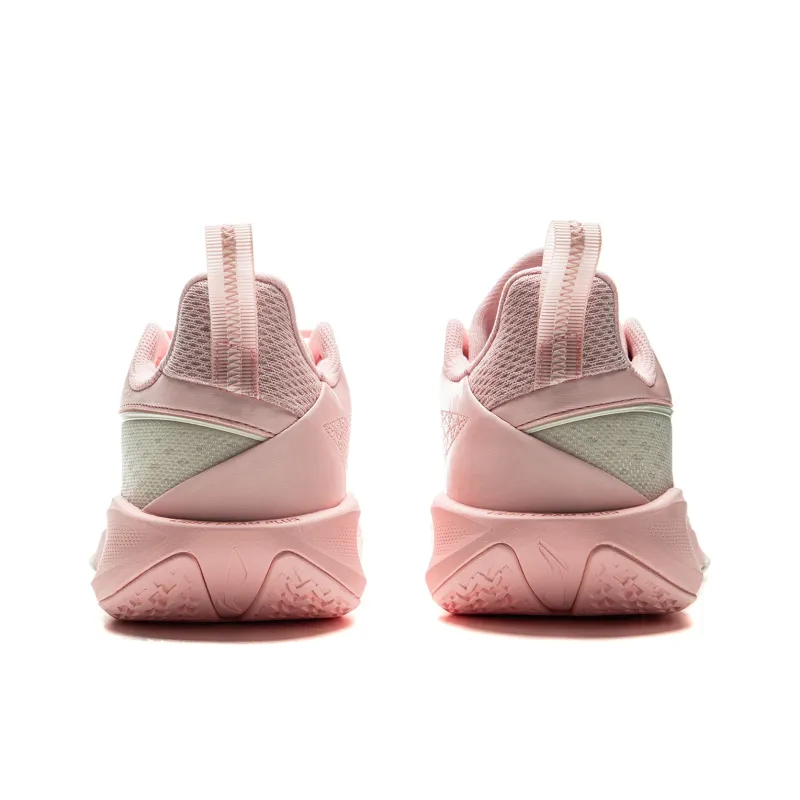 LiNing Speed Ling 2 Cushioned Slip Resistant Breathable Rebound Low Top Basketball Shoes Men's Pink White-5