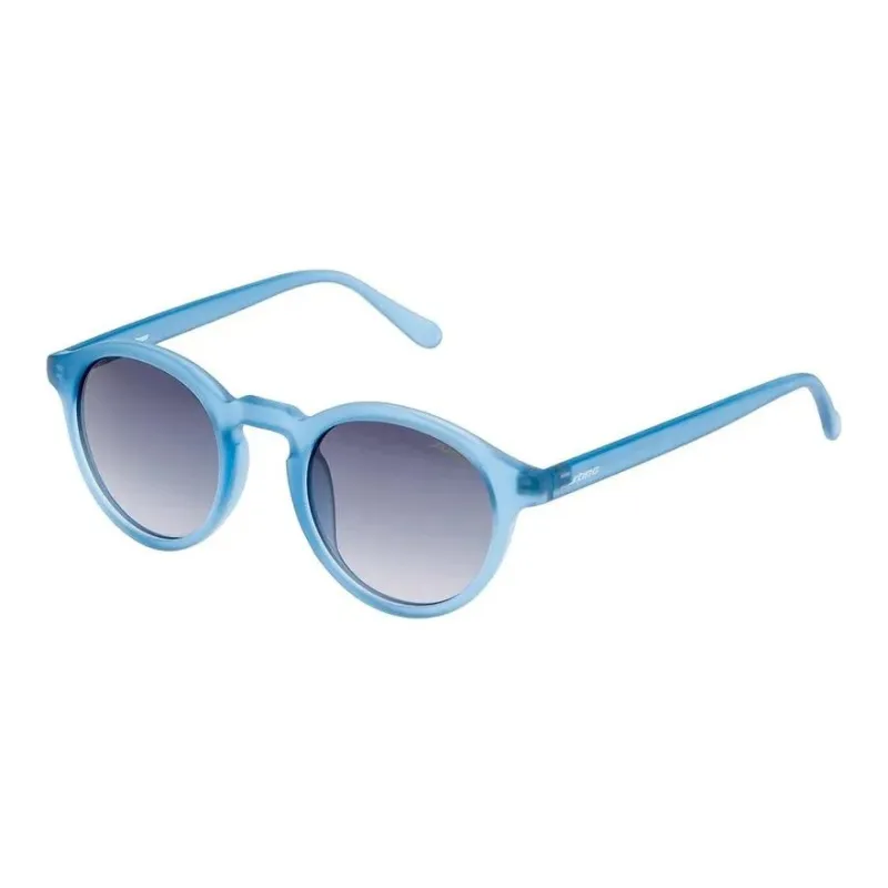 Sting Injection Molded Round Sunglasses Men's Blue-0
