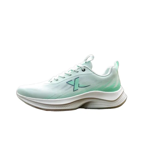 XTEP Cushioned Wear Resistant Breathable Low Top Casual Running Shoes Men's Green
