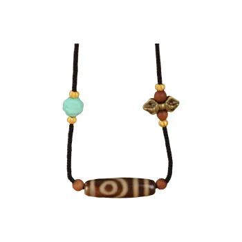 JIUCHAOGUZHU Agate Necklaces Unisex