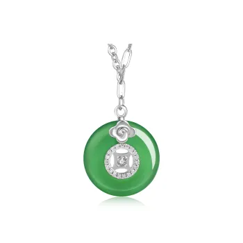 Lao Feng Xiang Chalcedony Necklaces Women's