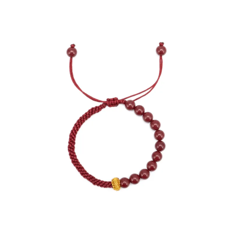 BLESSED BULLET Cinnabar Bracelets Unisex-0