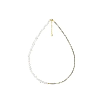 ZHENZHUAOMI Freshwater Pearl Necklaces Women's