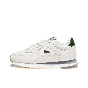 LACOSTE Thread Track W Abrasion Resistant Low Top Casual Shoes Women's White Green