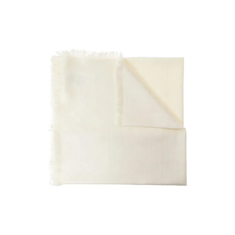 'S MAX MARA All Over Logo Patterned Frayed Edge Scarf-0