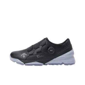 DESCENTE Anti Slip Wear Resistant Low Top Golf Shoes Men's Black