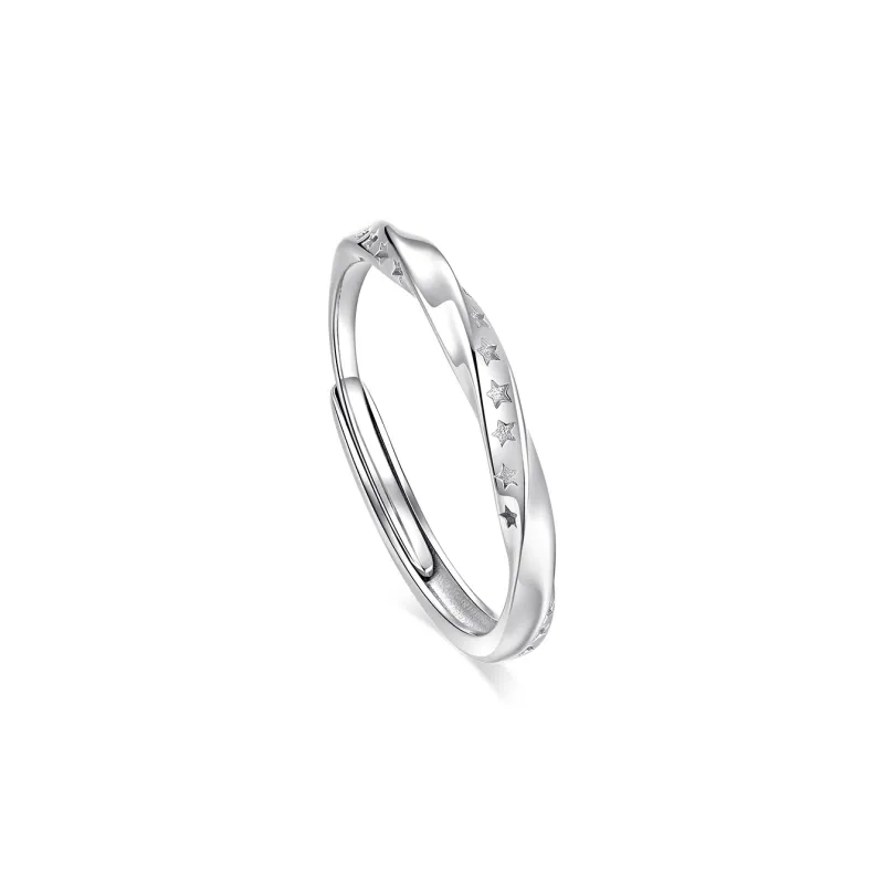 KADER 925 Sterling Silver Rings Unisex Silver, Anniversary Box-1