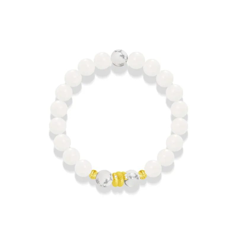 Cuz Strange Intention White Jade Bodhi Bracelets Unisex-0