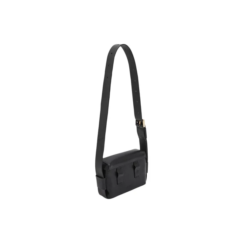 ALLSAINTS Cow Leather Shoulder Bag Women's Black-1