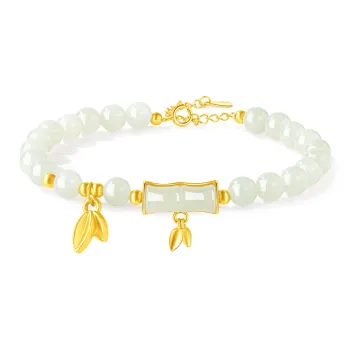 Lao Feng Xiang S925 Silver Bracelets Women's