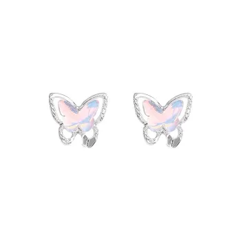 May10th S925 Sterling Silver Needle Stud Earrings Women's