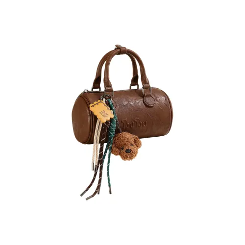 TOUTOU PU Handbag Small Size Women
s Chocolate Brown