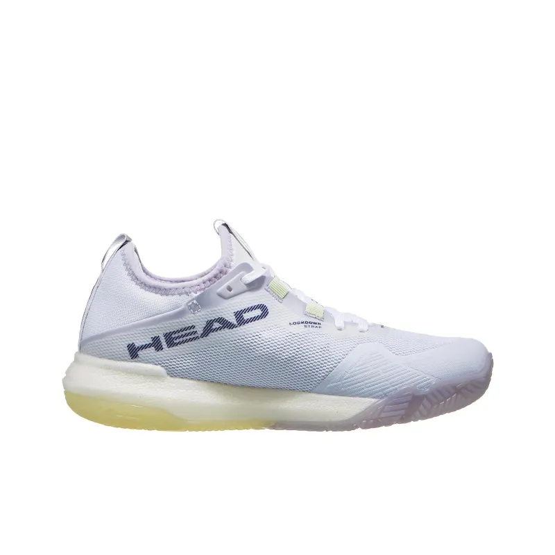 HEAD Breathable Low Top Tennis Shoes Women's White Light Purple-1