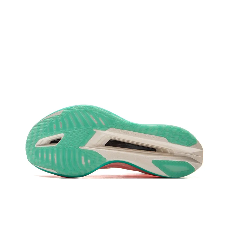 LiNing Flyco 5 ELITE Cushioned Slip Resistant Rebound Low Top Carbon Plate Marathon Running Shoes Unisex White Green-6