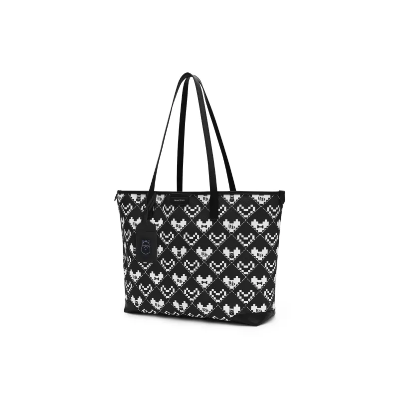 ROSEDAWN PVC Shoulder Bag Tote Regular Women's Pink/Black-6