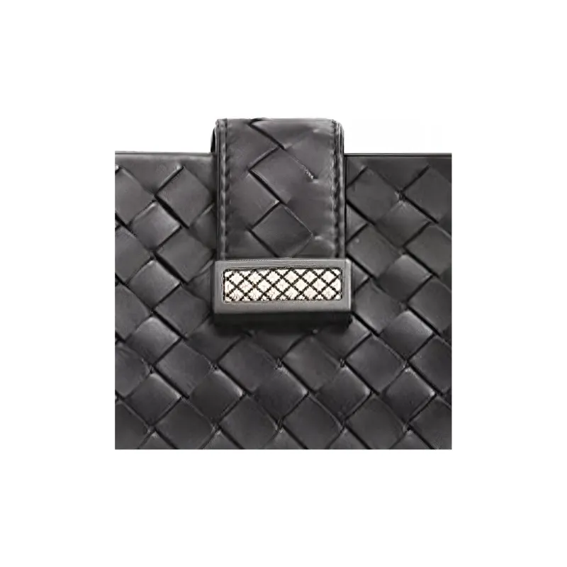 Bottega Veneta Cow Leather One Shoulder Handbags Women's Black-5