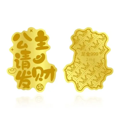 Master Kim AU999/Gold Certificate Pendants Unisex