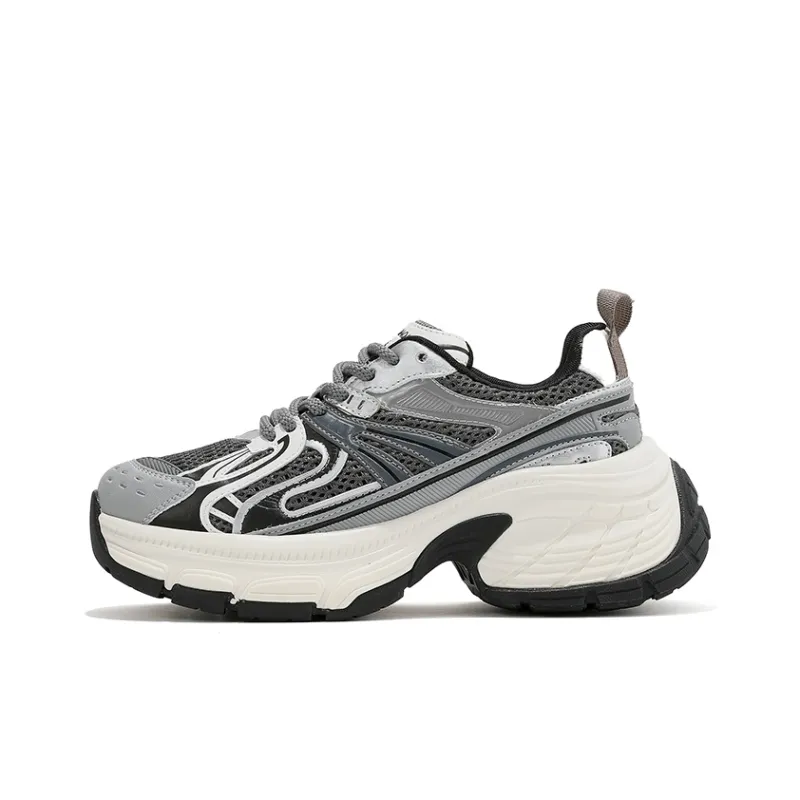 Ruomini Height Increasing Low Top Chunky Sneakers Women's-6