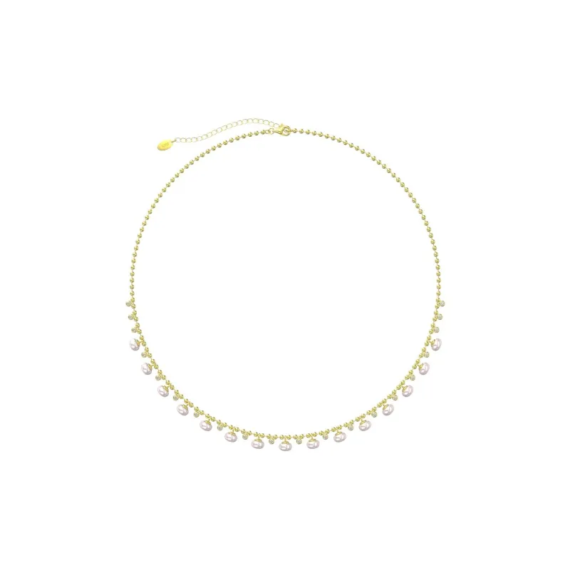 ZHENZHUAOMI Freshwater Pearl Necklaces Women's-0