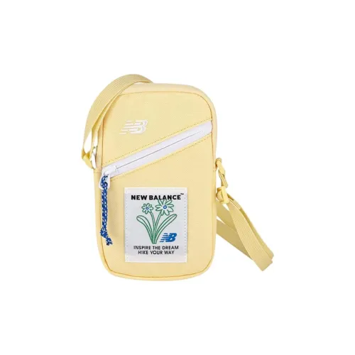 New Balance Polyester One Shoulder Cell Phone Pouch Unisex Yellow