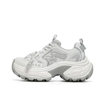 EBLAN Low Top Chunky Sneakers Women's Beige
