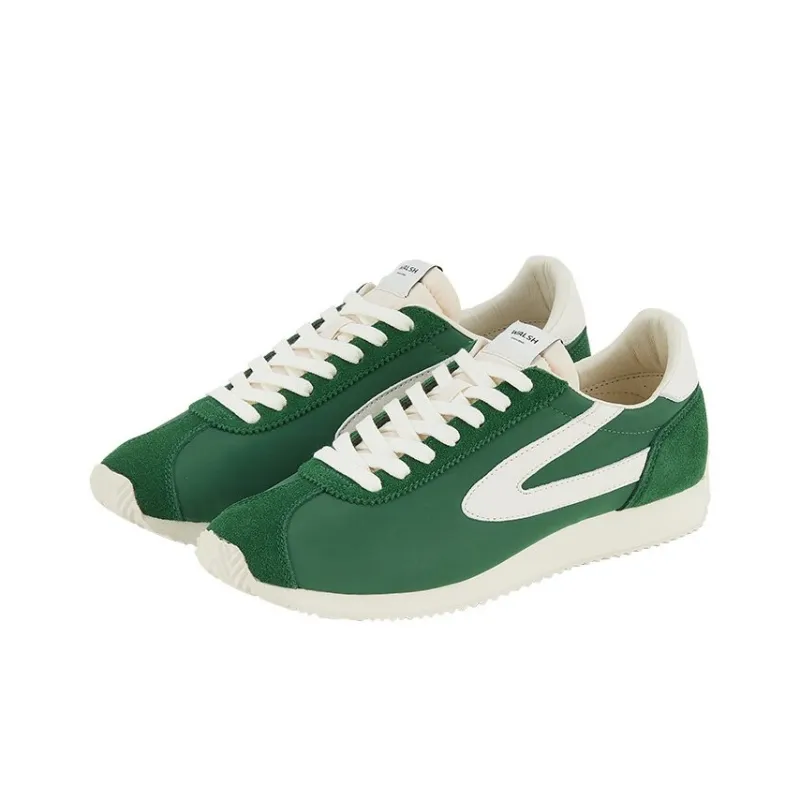 Norman Walsh Abrasion Resistant Breathable Low Top Running Shoes Unisex Beige Dark Green-2