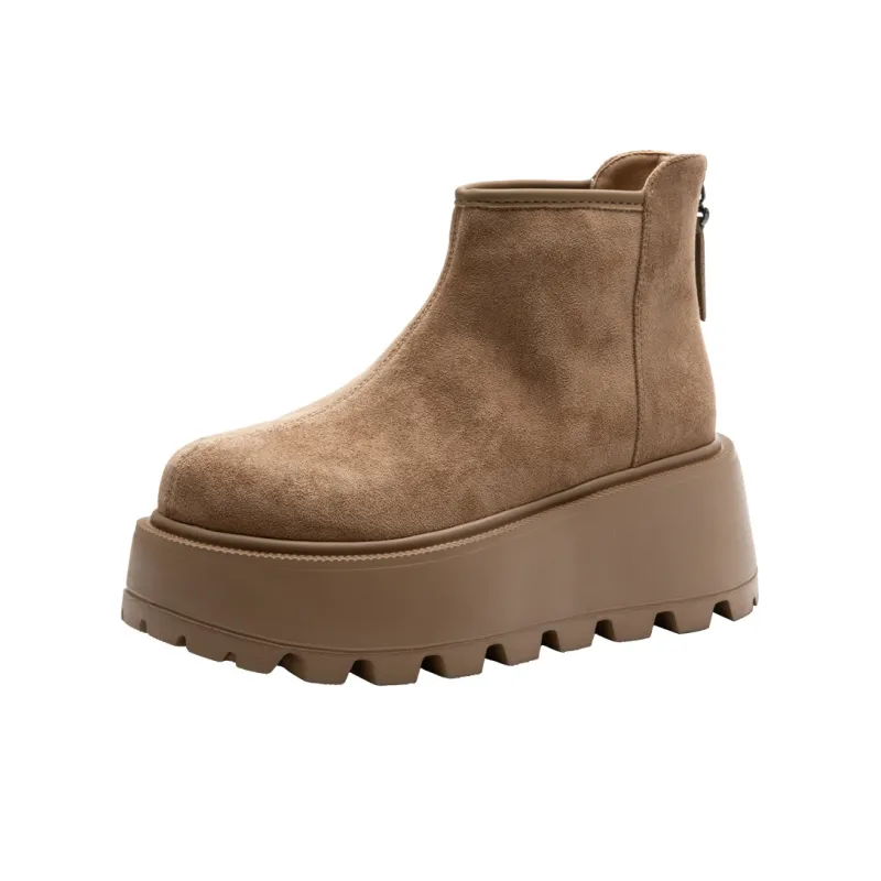 DUSTO Ankle Boots Women's Black/Brown/Coffee-0