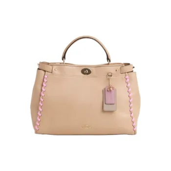 COACH Gramercy Leather Tote Bag Shopping Bag Shoulder Bag Crossbody Bag Handbag Large Size Women's Nude