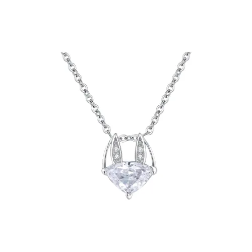 Stacked S925 Silver Necklaces Unisex Silver