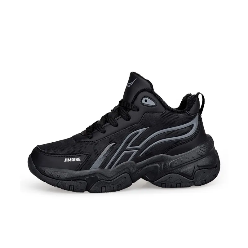 King Jinmai Anti-Slip Wear-Resistant Water-Resistant Warm Low-Top Casual Shoes Men's-25